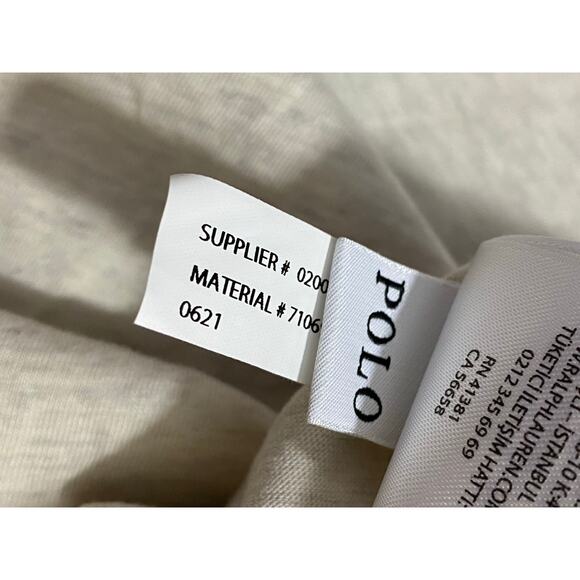 Polo Ralph Lauren Big Pony T-Shirt Men’s Size 2XL Beige Heather Crew Neck S/S - Picture 8 of 8